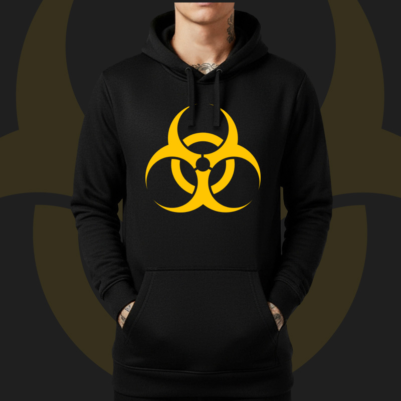 Mikina dnb, drum and bass klokanka Biohazard