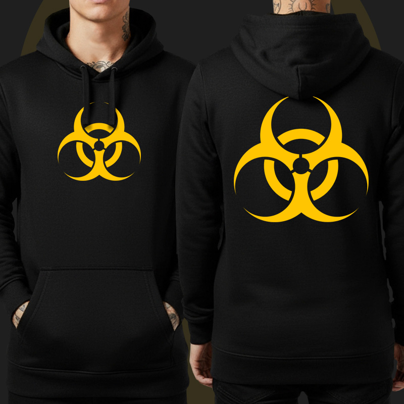 Mikina dnb, drum and bass klokanka Biohazard