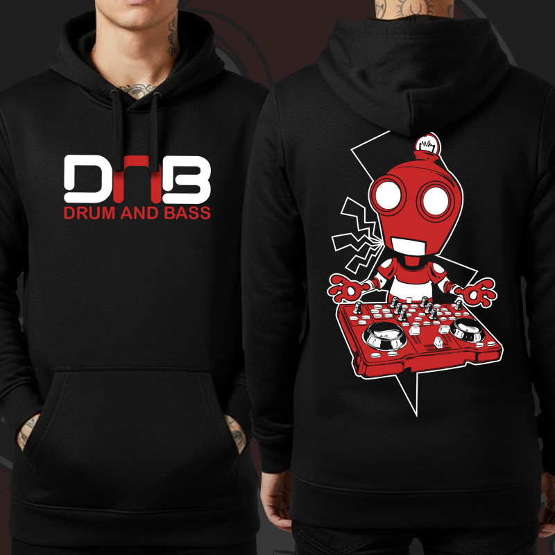 Mikina dnb, drum and bass klokanka