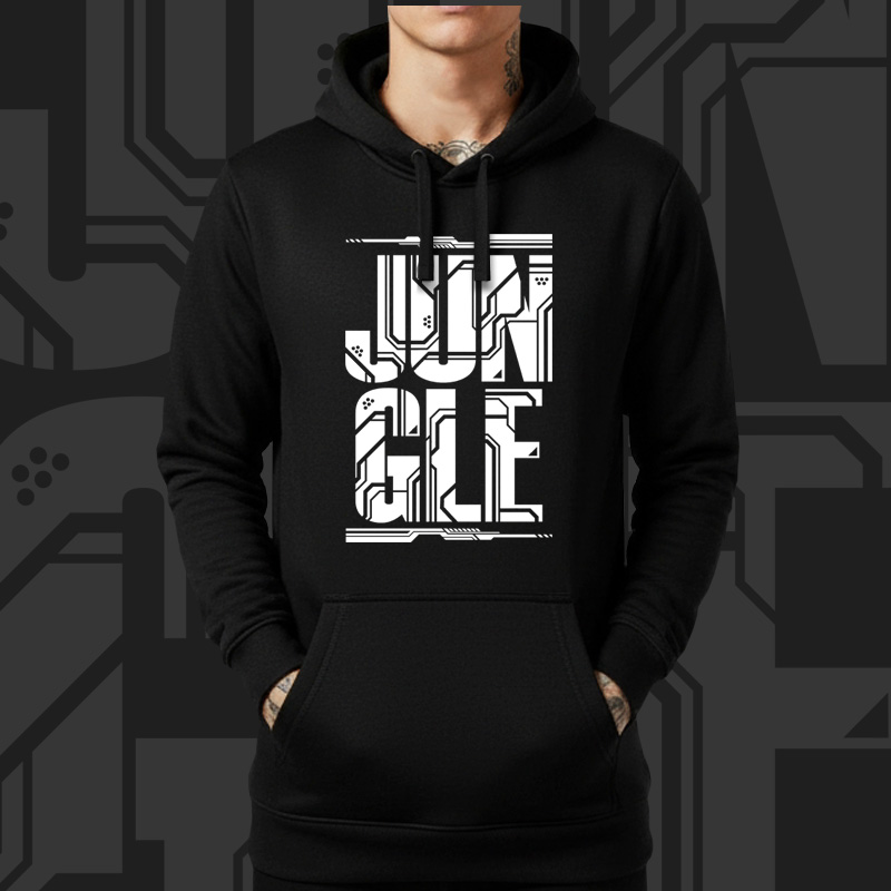 Mikina dnb, drum and bass klokanka Jungle