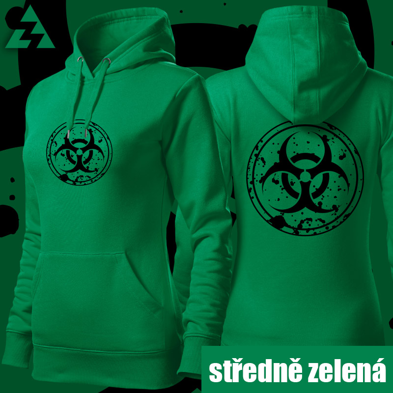 Mikina dámská tekno biohazard