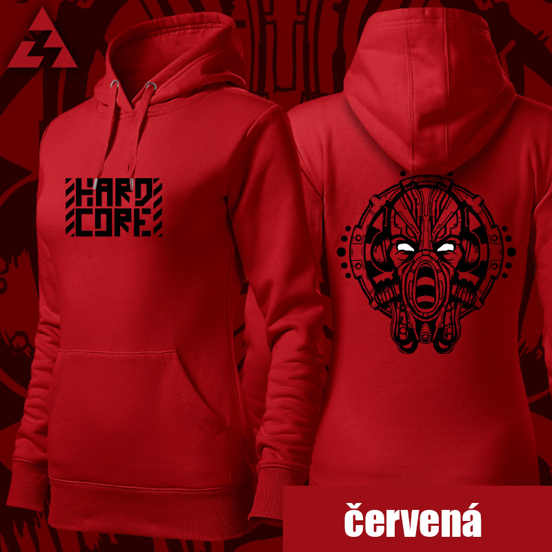 Mikina dámská tekno hardcore