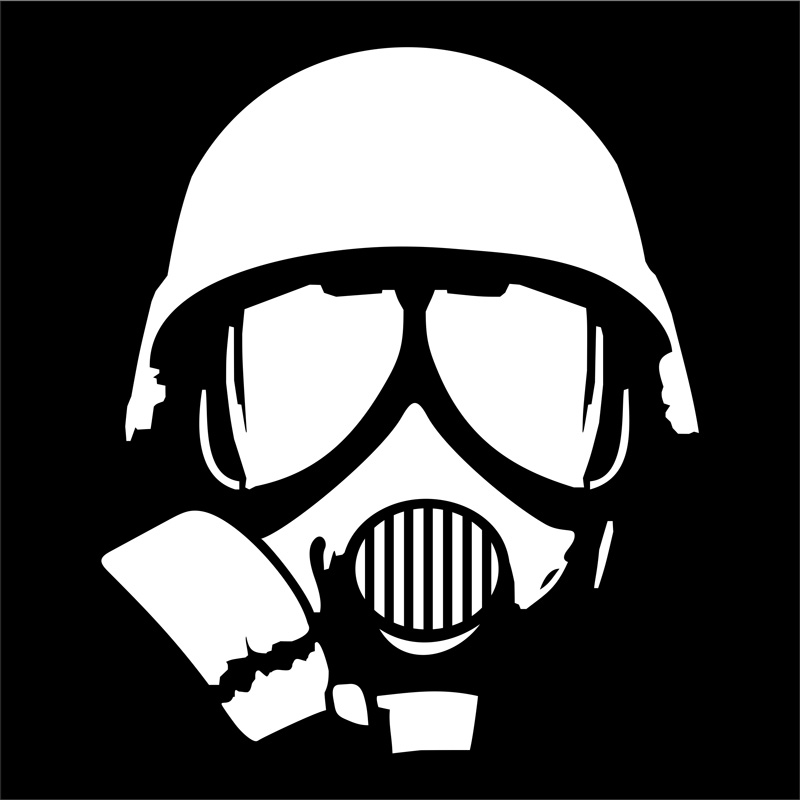 Kšiltovka tekno Gas mask