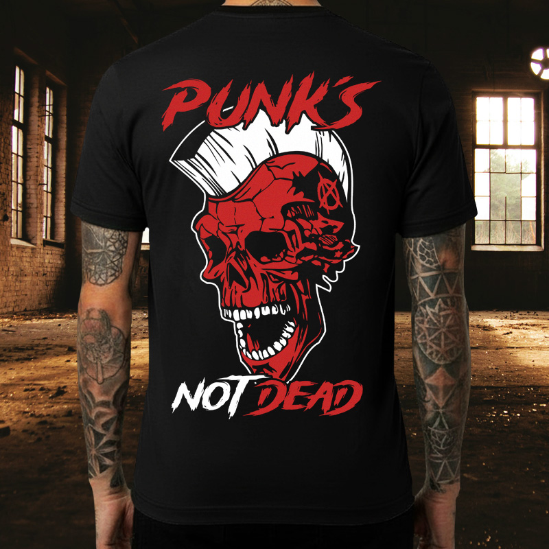 Tričko punk pánské Punks not dead