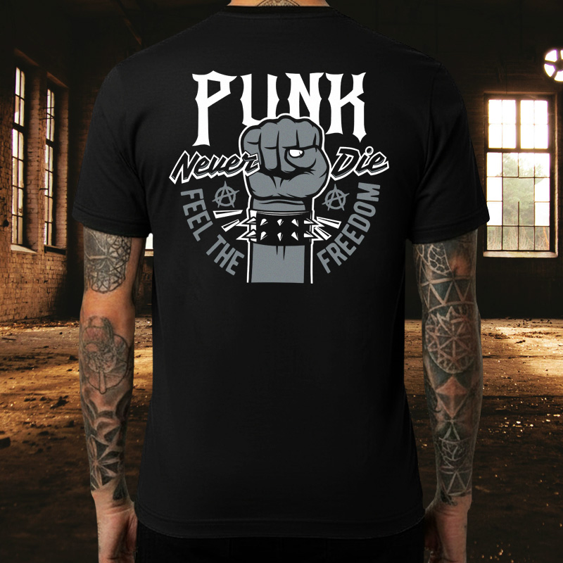 Tričko punk pánské Punk never die