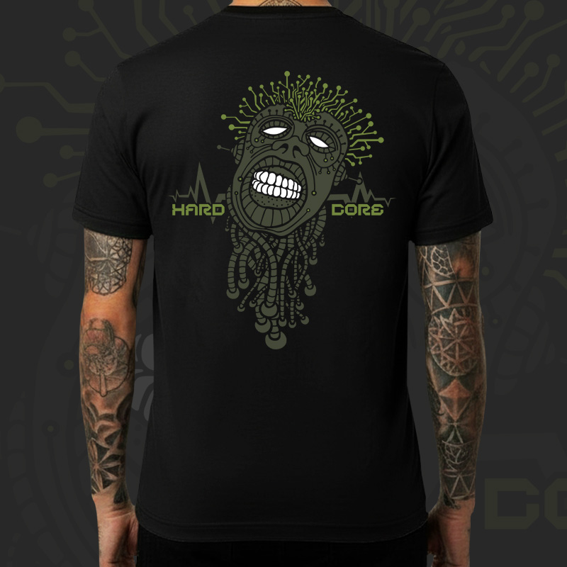 Tričko tekno pánské Hardcore