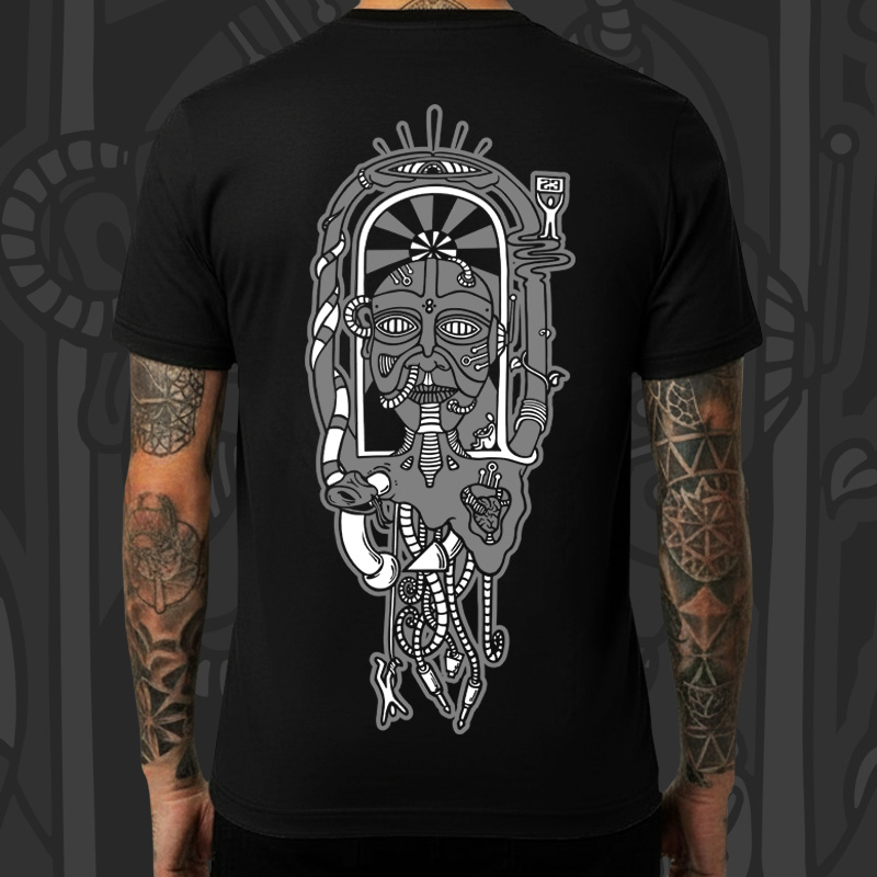 Tričko tekno pánské Psychedelic 