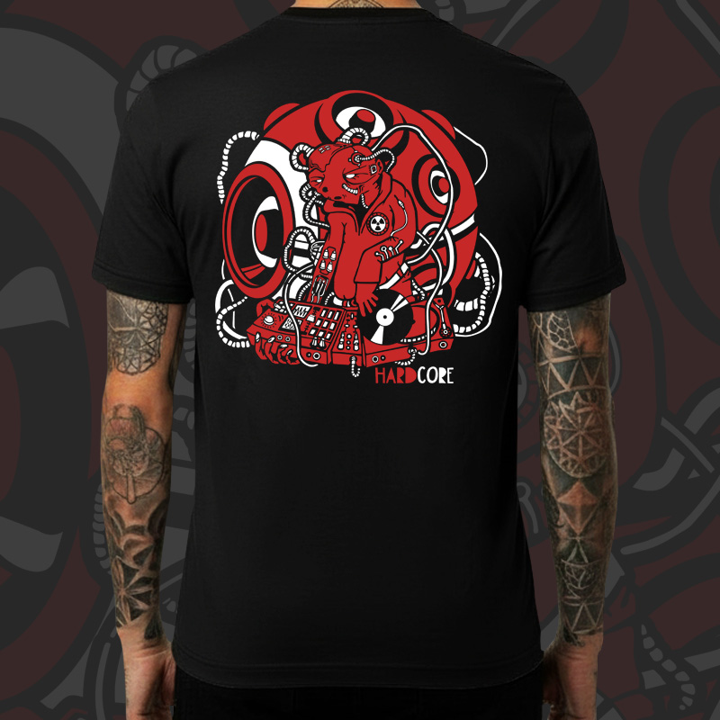 Tričko tekno pánské Hardcore