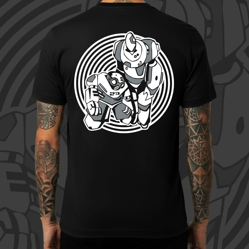 Tričko tekno pánské Robots