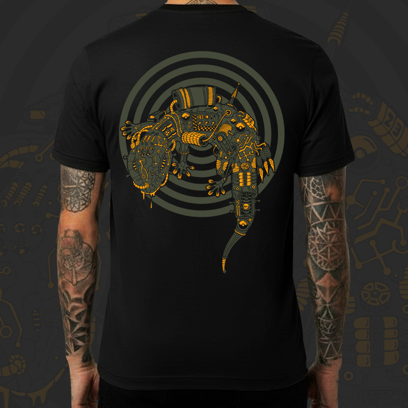 Tričko tekno pánské Lizard