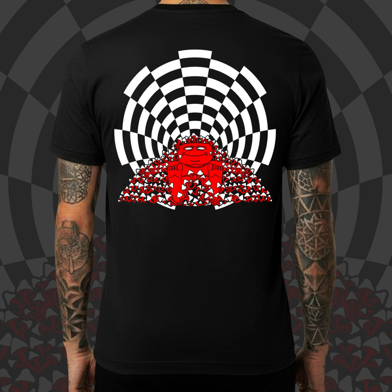 Tričko tekno pánské Psychedelic