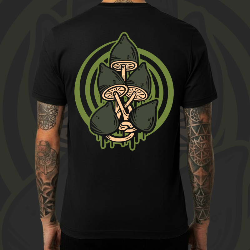 Tričko tekno pánské Magic mushrooms