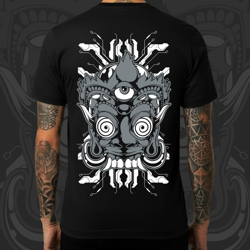 Tričko tekno pánské Third eye
