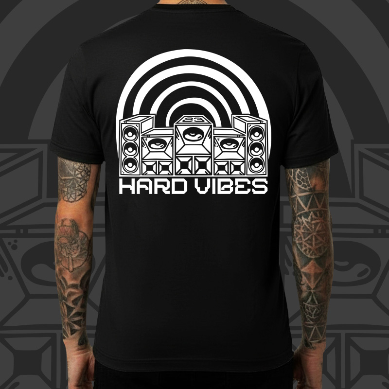 Tričko tekno pánské Hard vibes