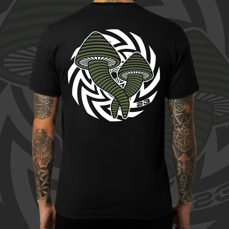 Tričko tekno pánské Magic mushrooms