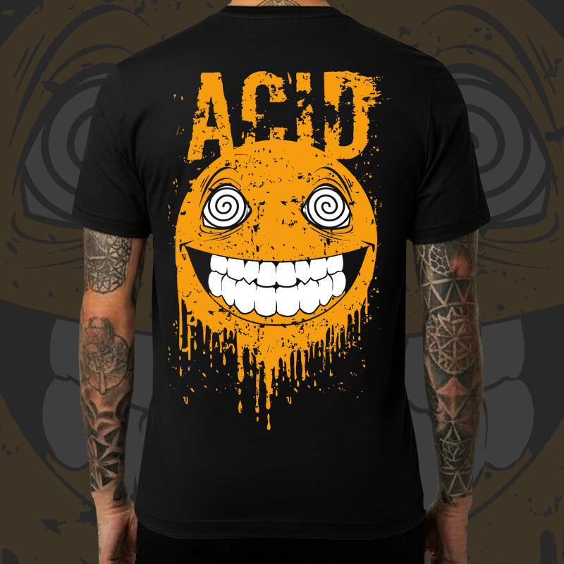 Tričko tekno pánské Acid smile