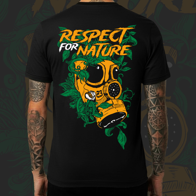 Tričko tekno pánské Respect for nature
