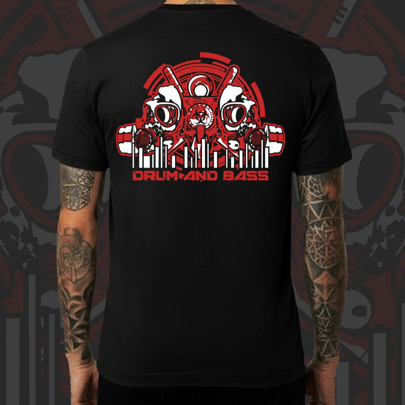 Tričko dnb, drum and bass pánské