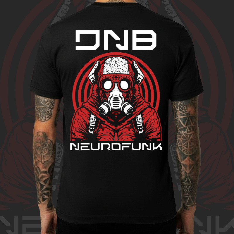 Tričko dnb, drum and bass pánské Neurofunk