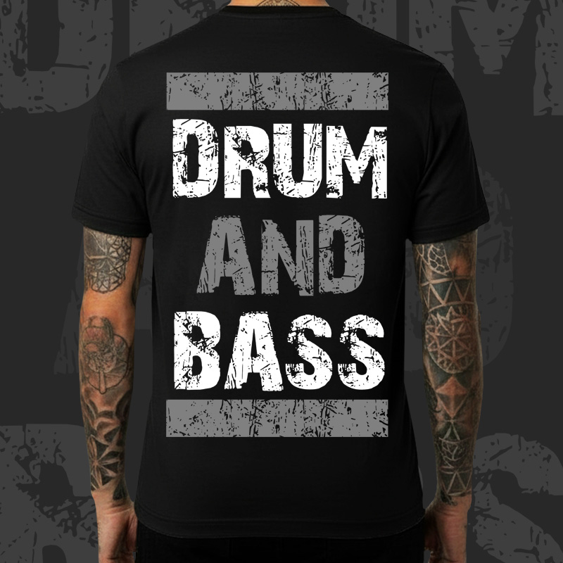 Tričko dnb, drum and bass pánské