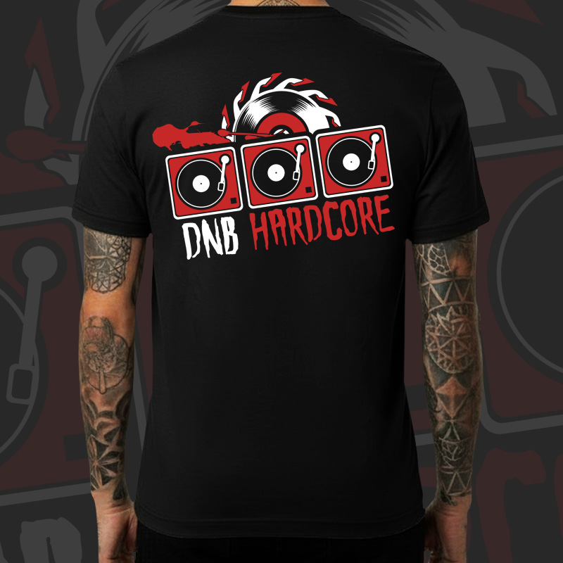Tričko dnb, drum and bass pánské Hardcore