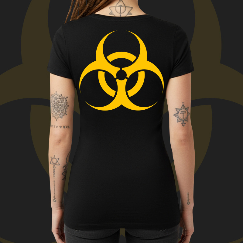 Tričko dnb, drum and bass dámské Biohazard