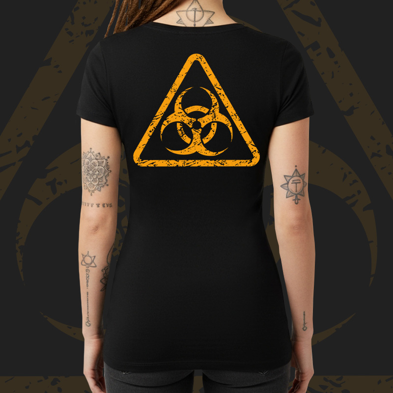 Tričko dnb, drum and bass dámské Biohazard