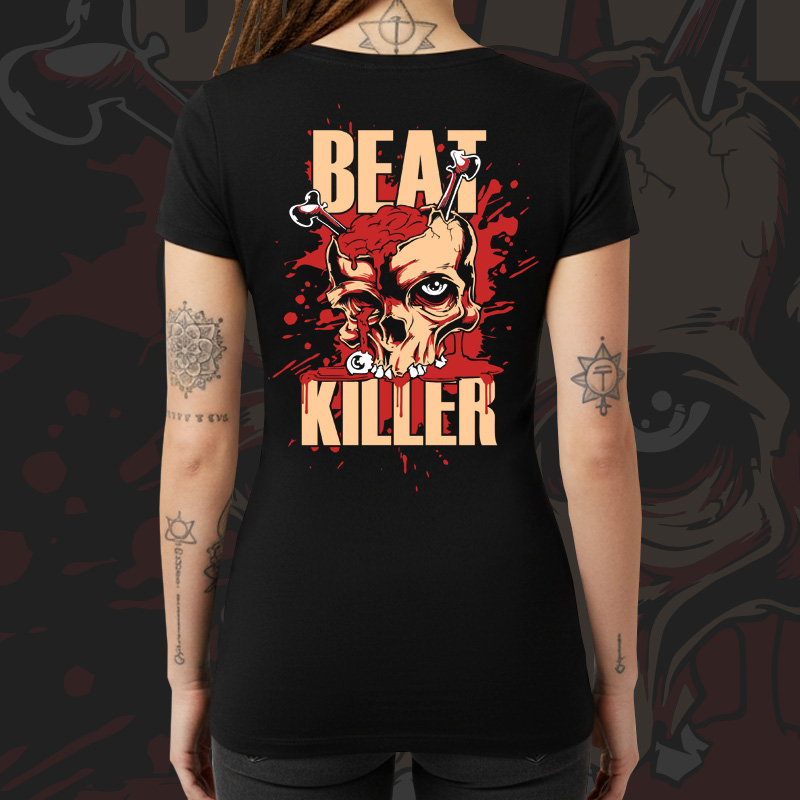 Tričko dnb, drum and bass dámské Sound killer