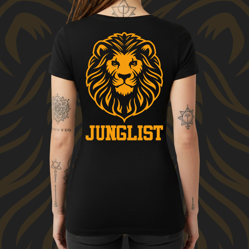 Tričko dnb, drum and bass dámské Junglist