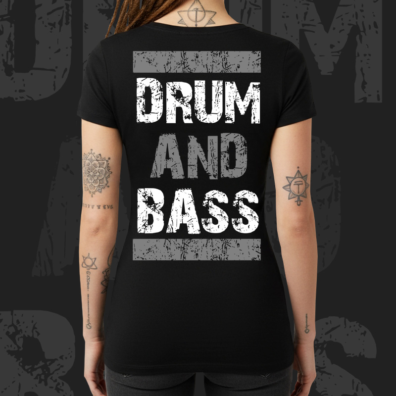 Tričko dnb, drum and bass dámské