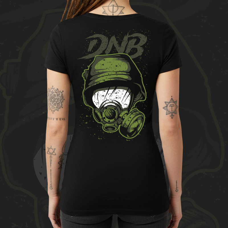 Tričko dnb, drum and bass dámské Soldier