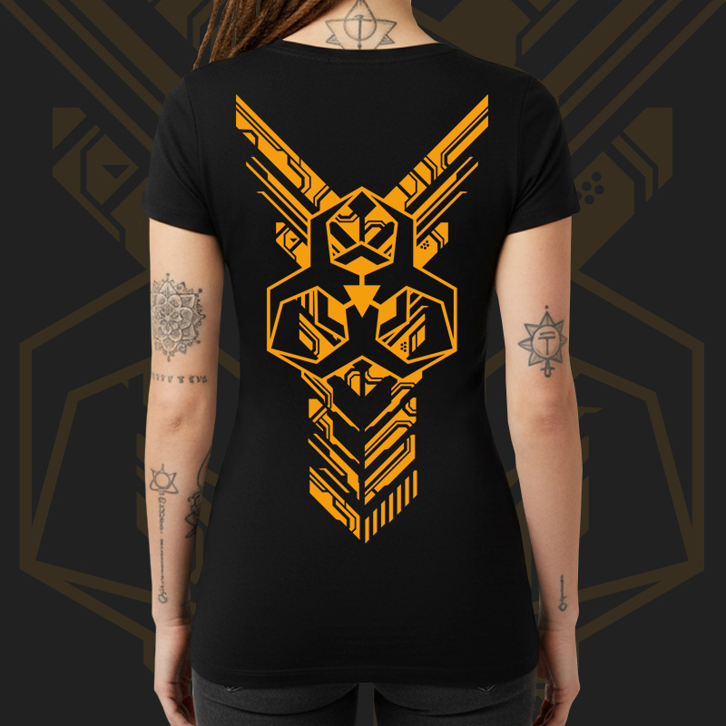 Tričko dnb, drum and bass dámské Biohazard