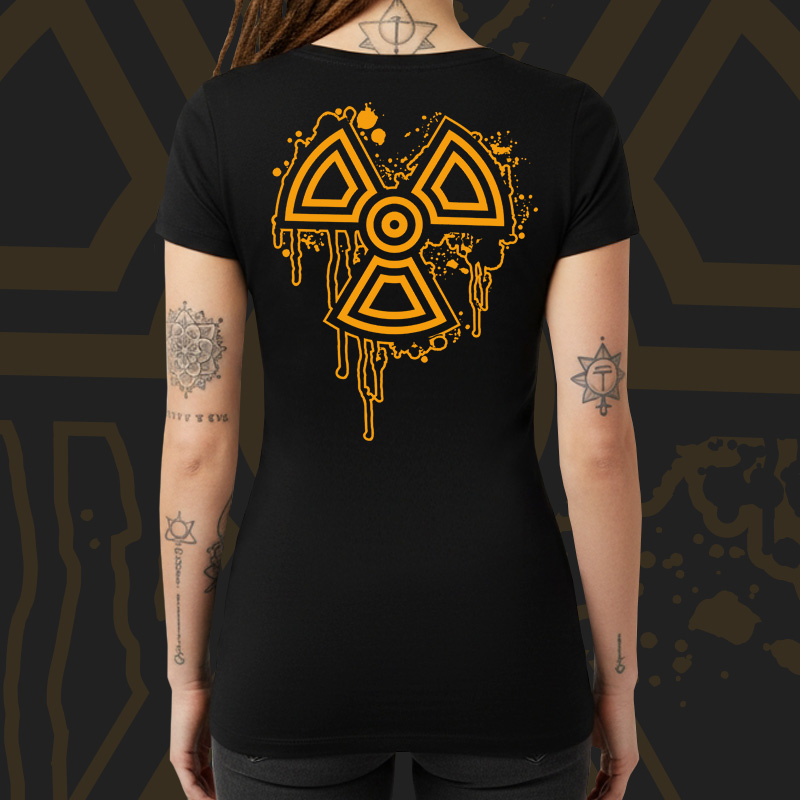 Tričko dnb, drum and bass dámské Radioactive