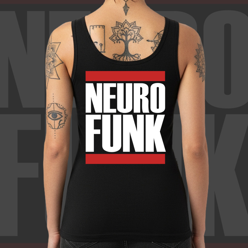 Tílko dnb, drum and bass dámské Neurofunk