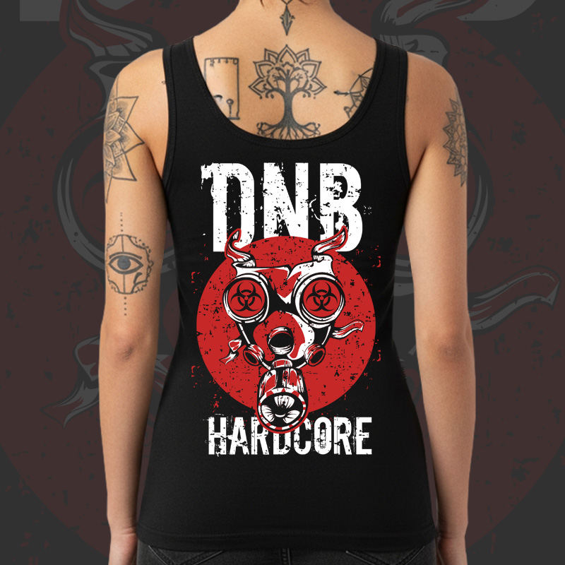 Tílko dnb, drum and bass dámské Hardcore