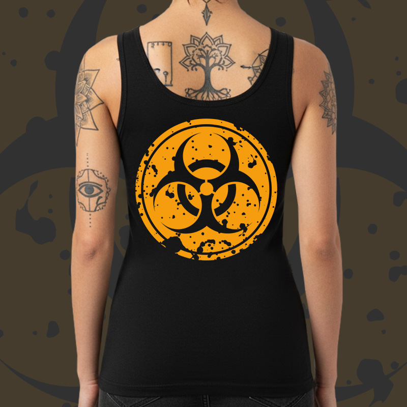 Tílko dnb, drum and bass dámské Biohazard