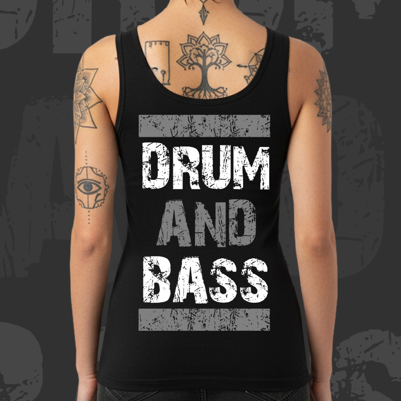 Tílko dnb, drum and bass dámské 