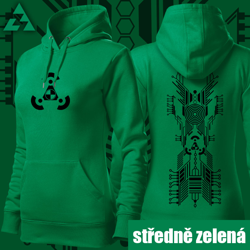 Mikina dámská tekno electrical