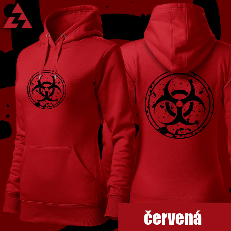 Mikina dámská tekno biohazard