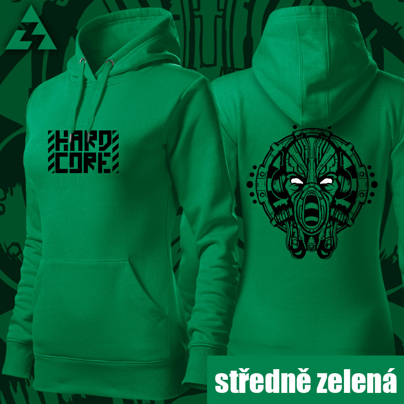 Mikina dámská tekno hardcore