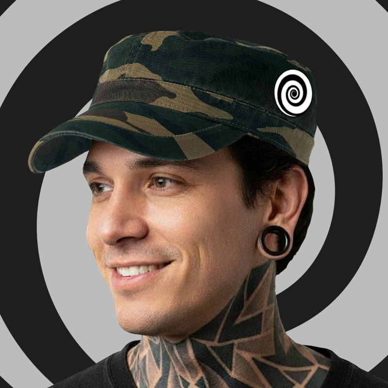 Kšiltovka tekno Spiral