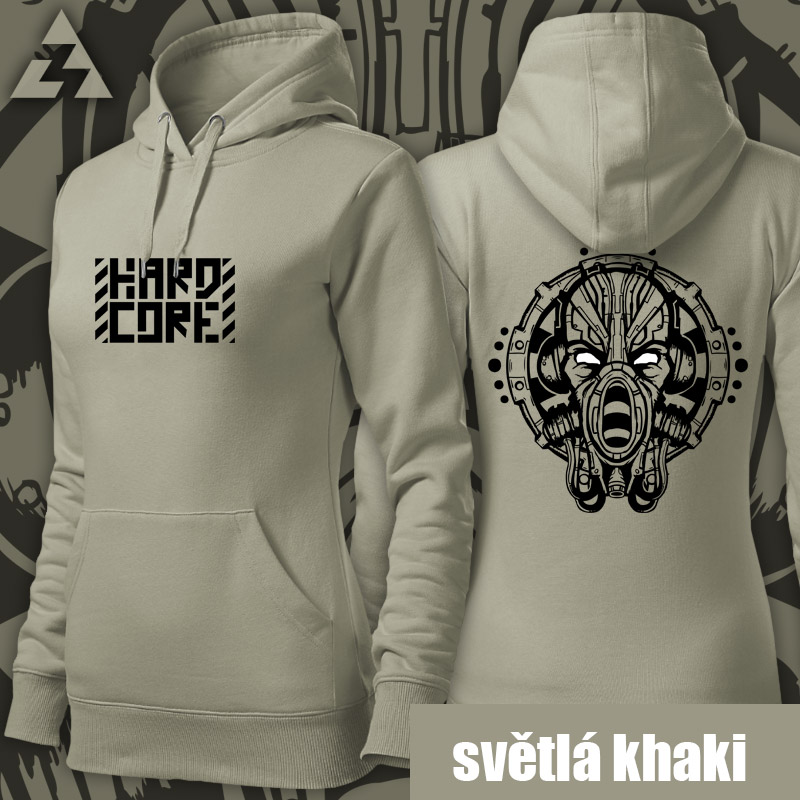 Mikina dámská tekno hardcore