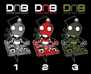 Tričko dnb, drum and bass pánské