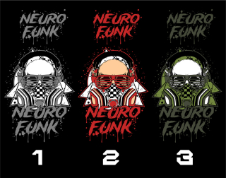 Tričko dnb, drum and bass pánské Neurofunk